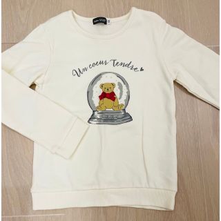 ベベ(BeBe)のBEBE べべ くま ベア スノードーム トレーナー(Tシャツ/カットソー)