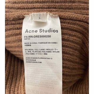 Acne Studios - 【新品】AcneStudios ブラウン ニットワンピースの通販 ...