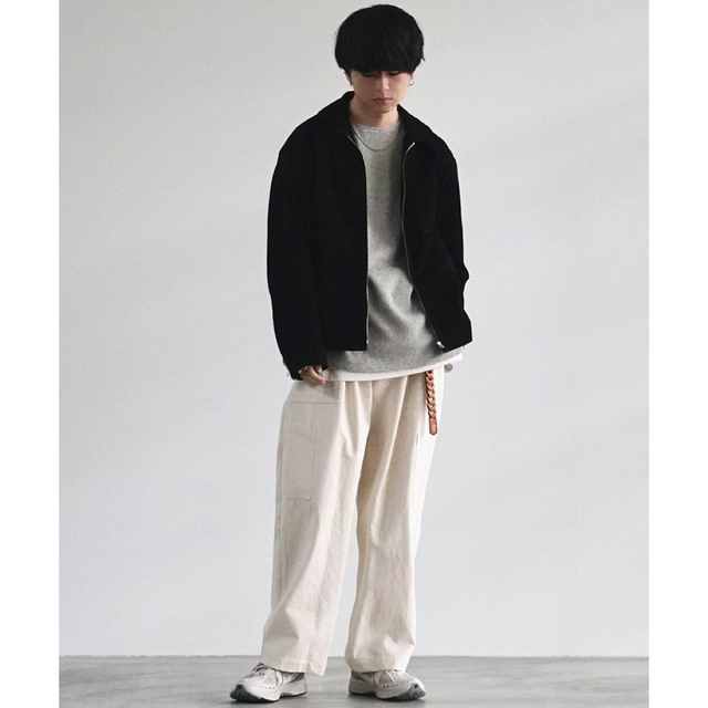 Lidnm SUPER SOFT SHEEP SUEDE ZIP ブルゾン M M ジャケット/アウター