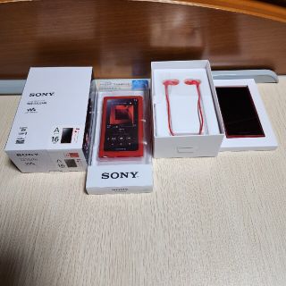 ウォークマン(WALKMAN)のSONY WALKMAN NW-A105HN レッド(ポータブルプレーヤー)