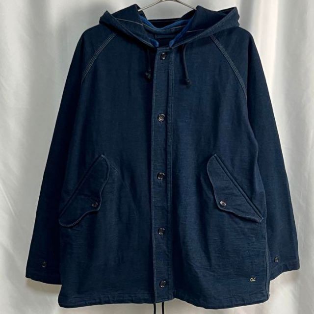45R - 【極美品】45R インディゴ コットンパーカーの通販 by