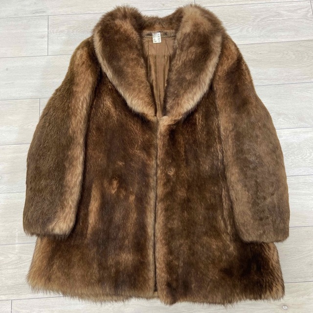 vintage 古着屋 フェイクファー コート 2022新入荷 17150円引き