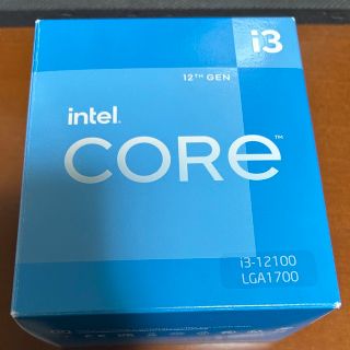 intel 12th Core i3 12100(PCパーツ)