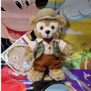 ディズニー(Disney)のディズニー ♡ ダッフィー ぬいぐるみバッジ(キャラクターグッズ)