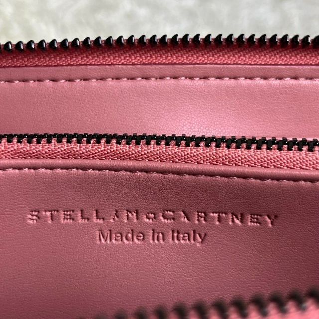Stella McCartney(ステラマッカートニー)の【極美品】ステラマッカートニー 長財布 ファラベラ ラウンドファスナー ピンク レディースのファッション小物(財布)の商品写真