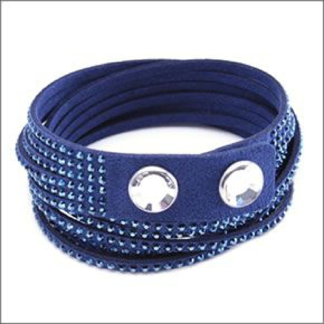 SWAROVSKI(スワロフスキー)の最安値！Swarovski Slake Metallic Blue ブレスレット レディースのアクセサリー(ブレスレット/バングル)の商品写真