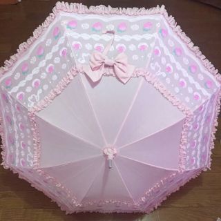 アンジェリックプリティー(Angelic Pretty)のAngelicPretty ホイップチェリーベリーアンブレラ ピンク(傘)