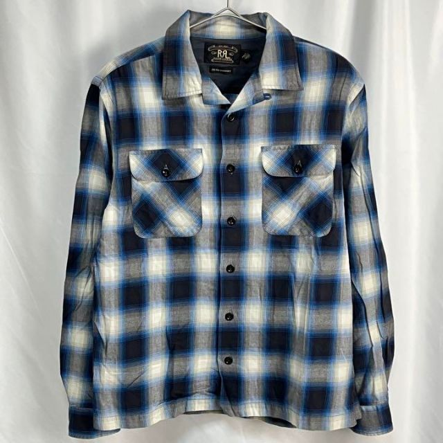 RRL 25周年記念 オンブレチェック オープンカラーシャツ www.uig