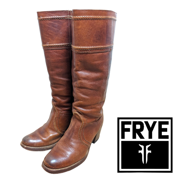 FRYE ロングブーツ フライ ヴィンテージ ウエスタンブーツ レース