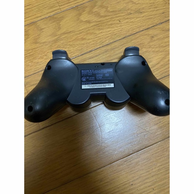 PlayStation3(プレイステーション3)のプレステ コントローラー ブラック エンタメ/ホビーのゲームソフト/ゲーム機本体(家庭用ゲーム機本体)の商品写真