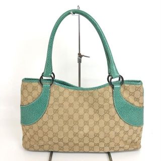 グッチ(Gucci)のGUCCI グッチ GGキャンバス トートバッグ レザー レディース ブランド(トートバッグ)