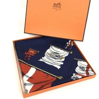 Hermes - HERMES エルメス カレ90 大判スカーフ バンダナ シルク