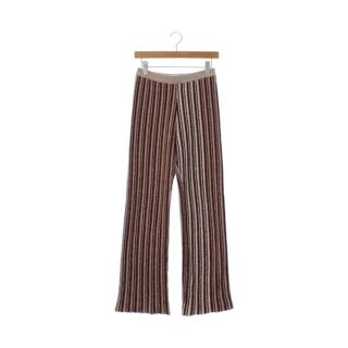 アクネストゥディオズ(Acne Studios)のAcne Studios パンツ（その他） XS 茶xベージュ(ストライプ) 【古着】【中古】(その他)