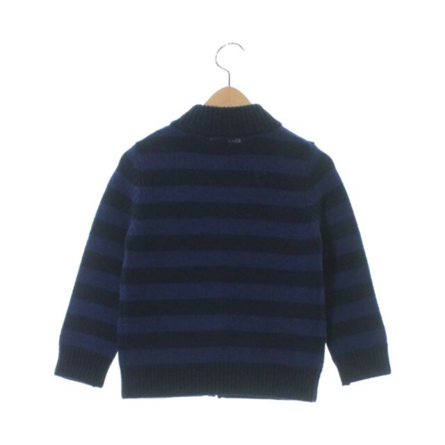 PETIT BATEAU(プチバトー)のPETIT BATEAU プチバトー ニット 108 紺(ボーダー) 【古着】【中古】 キッズ/ベビー/マタニティのキッズ服女の子用(90cm~)(ニット)の商品写真