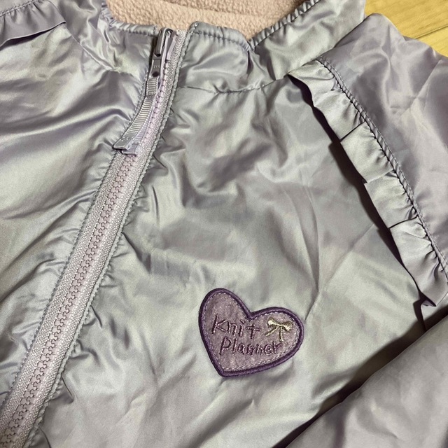 KP(ニットプランナー)のkp 100cm リバーシブルジャケット　紫 キッズ/ベビー/マタニティのキッズ服女の子用(90cm~)(ジャケット/上着)の商品写真