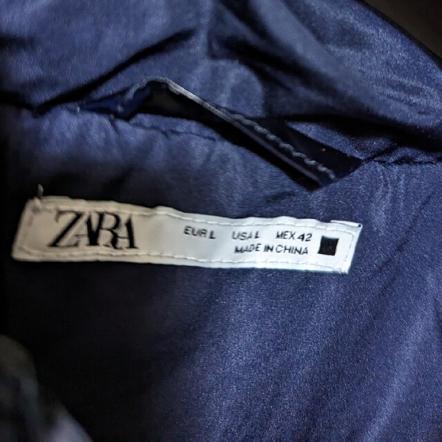 ZARAシャイニーWATER REPELLENTパフジャケット - ダウンジャケット