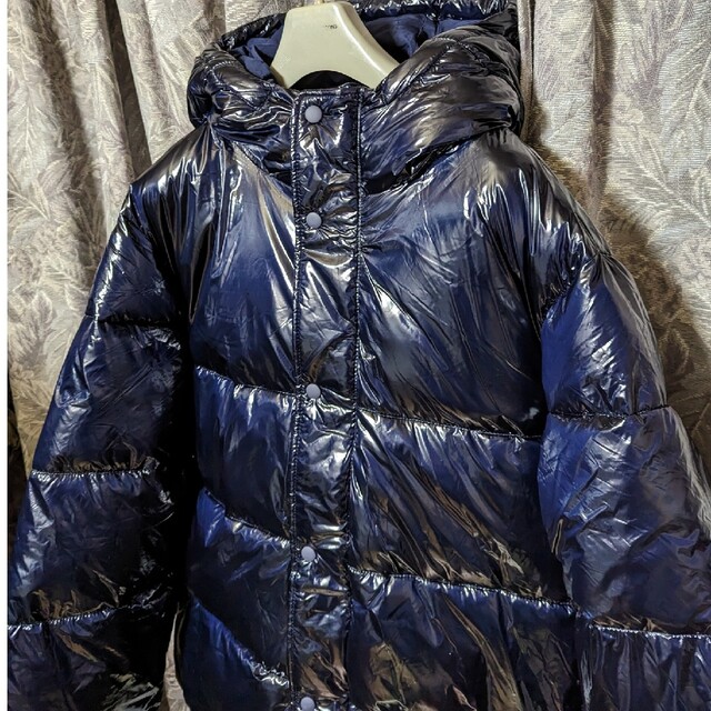 ZARAシャイニーWATER REPELLENTパフジャケット - ダウンジャケット