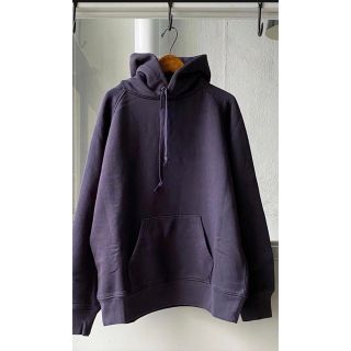 コモリ(COMOLI)のCOMOLI コットン吊裏毛 パーカ FADE NAVY(パーカー)