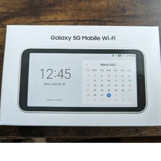 サムスン(SAMSUNG)の【新品未使用】Galaxy 5G Mobile Wi-Fi SCR01(PC周辺機器)