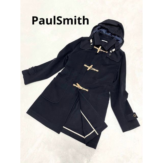 サイズ表記【極美品】ポールスミス　PaulSmith ダッフルコート　カシミヤ混　M