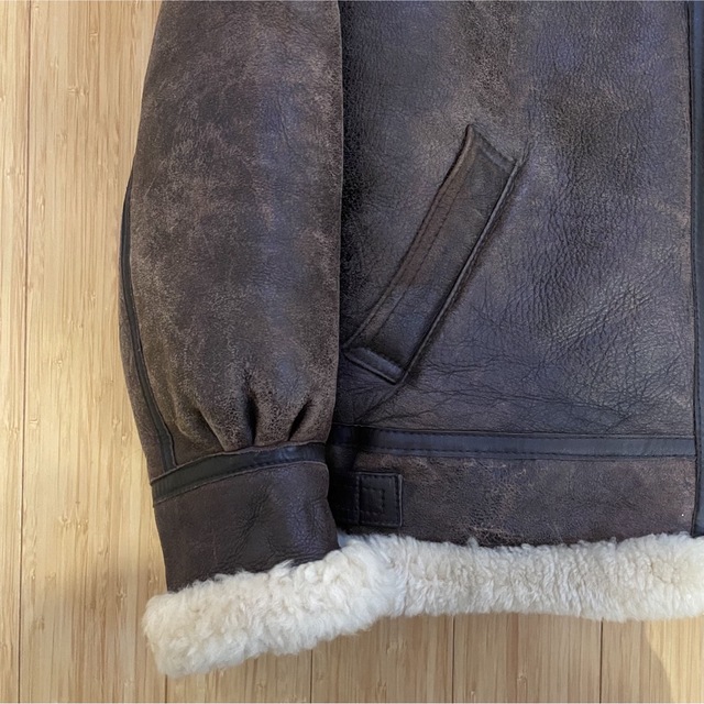 AVIREX(アヴィレックス)の寒冷地b-3／極暖／vintage／brown／sheep skin／ムートン メンズのジャケット/アウター(フライトジャケット)の商品写真