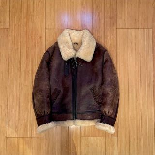 アヴィレックス(AVIREX)の寒冷地b-3／極暖／vintage／brown／sheep skin／ムートン(フライトジャケット)