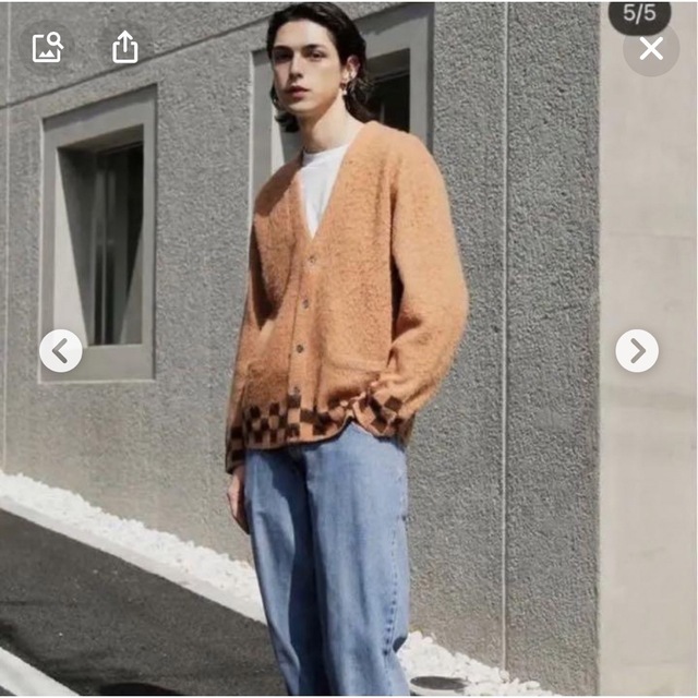 Supreme(シュプリーム)のSupreme Brushed Checkerboard   Cardigan メンズのトップス(カーディガン)の商品写真