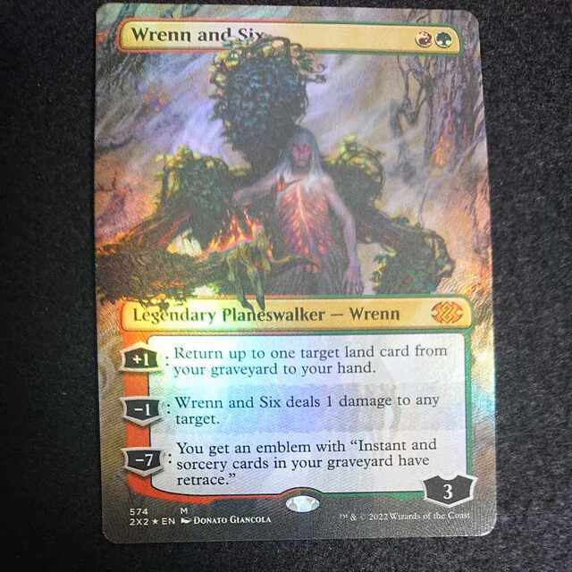 在庫処分大特価!!】 MTG レンと六番 テクスチャーfoil エンタメ/ホビー