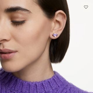 純正 ベストインターナショナル ピンクスワロフスキーイアリング www