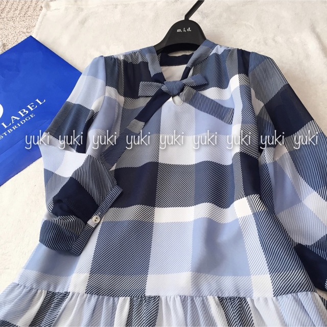BLUE LABEL CRESTBRIDGE - ブルーレーベルクレストブリッジ シフォン