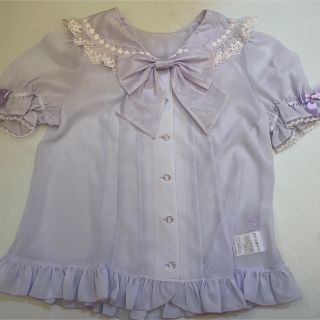 アンジェリックプリティー(Angelic Pretty)のAngelic Pretty 半袖シフォンブラウス(シャツ/ブラウス(半袖/袖なし))