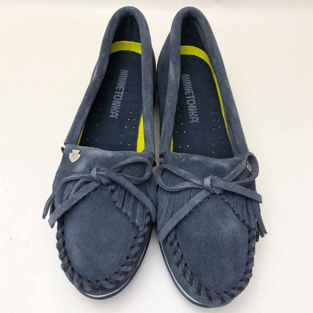 新品 ミネトンカ モカシン KILTY PLUS ネイビー 23.0cm 1