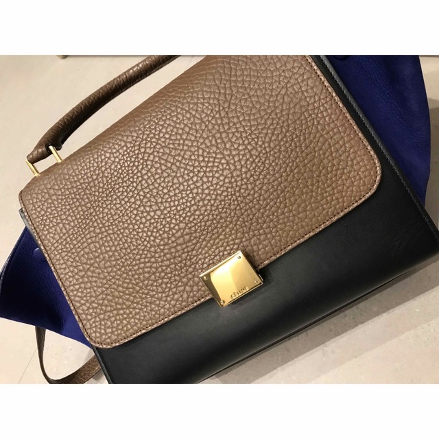 セリーヌ CELINE ハンドバッグ トラペーズ 交換無料! 51.0%OFF www