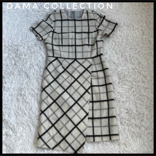 ディノス(dinos)のDAMA Collection ディノス ワンピース チェック 結婚式 二次会(ミニワンピース)