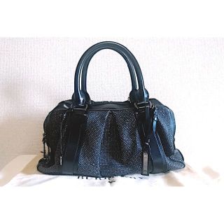 バーバリー(BURBERRY)のBURBERRY PRORSUMバーバリー マイクロスタッズバッグ 美品(ボストンバッグ)