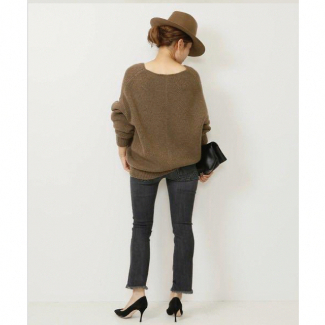 3.7万　Deuxieme Classe   ROMANCE KNIT ブラウン