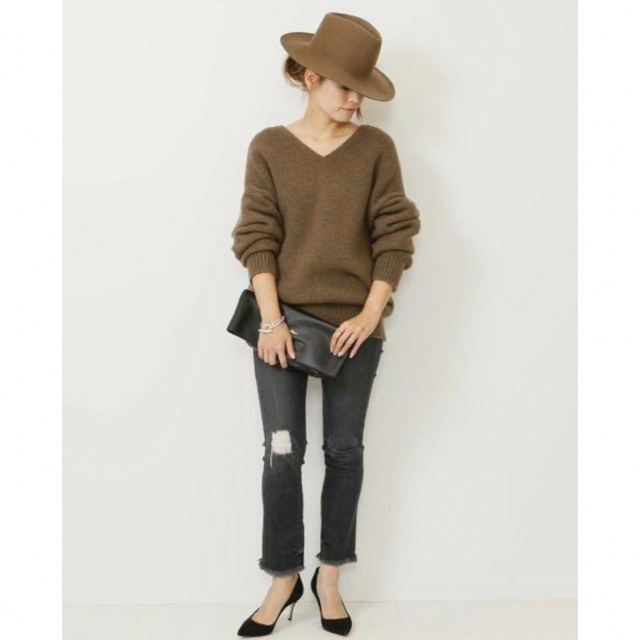 3.7万　Deuxieme Classe   ROMANCE KNIT ブラウン