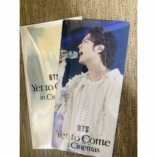 BTS Yet to Come ムビチケ+特典チケットホルダー JIN