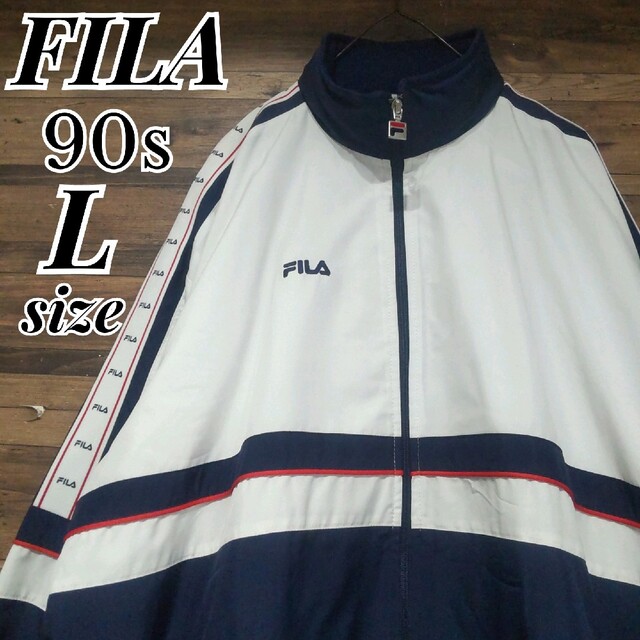 FILA(フィラ)のFILA　90s マルチカラー　ナイロンジャケット　好配色　ストリート メンズのジャケット/アウター(ナイロンジャケット)の商品写真