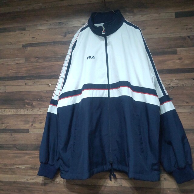 FILA(フィラ)のFILA　90s マルチカラー　ナイロンジャケット　好配色　ストリート メンズのジャケット/アウター(ナイロンジャケット)の商品写真