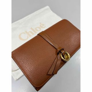 クロエ(Chloe)のChloe クロエ　長財布　キャメル（ブラウン）(長財布)