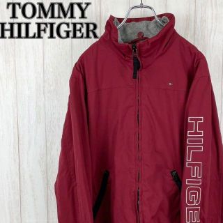 トミーヒルフィガー ナイロンジャケット(メンズ)(レッド/赤色系)の