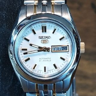 SEIKO - V1 セイコー5 オートマチック・自動巻き 稼働品 曜日・日付
