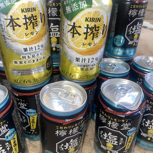 檸檬堂うま塩レモン　キリン本搾りレモン 食品/飲料/酒の酒(リキュール/果実酒)の商品写真