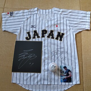 WBC侍ジャパン大谷翔平選手直筆サインセット(記念品/関連グッズ)