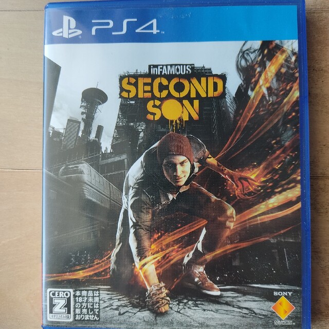 PlayStation4(プレイステーション4)のinFAMOUS Second Son（インファマス セカンド サン） PS4 エンタメ/ホビーのゲームソフト/ゲーム機本体(家庭用ゲームソフト)の商品写真