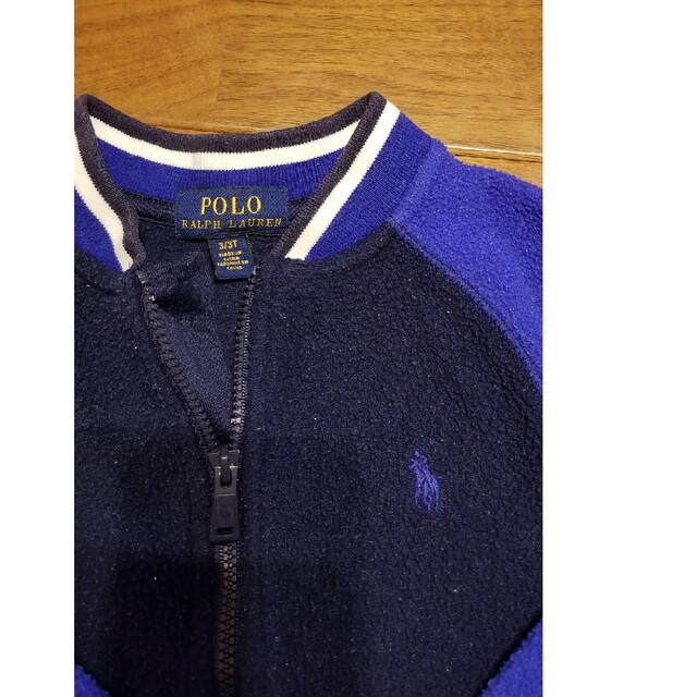 POLO RALPH LAUREN(ポロラルフローレン)のPOLO RALPH LAUREN　フリースジャケット　3T キッズ/ベビー/マタニティのキッズ服男の子用(90cm~)(ジャケット/上着)の商品写真