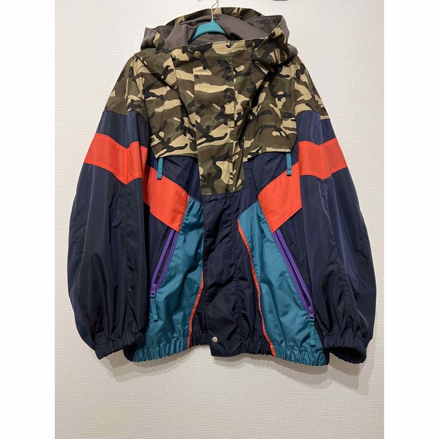 素敵な kolor Blouson Mix Sport Military BEACON kolor - ブルゾン