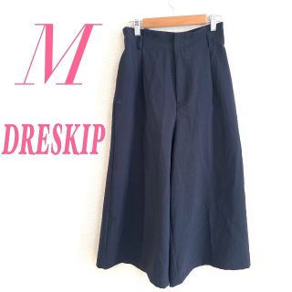 ドレスキップ(DRESKIP)のDRESKIPドレスキップ ガウチョパンツ ワイドパンツ タック(カジュアルパンツ)