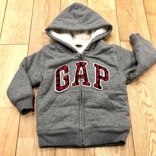 ベビーギャップ(babyGAP)の【美品】baby  Gap  キッズ　アウター　95センチ　グレー(ジャケット/上着)